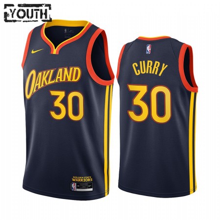 Maillot Basket Golden State Warriors Stephen Curry 30 2020-21 City Edition Swingman - Enfant